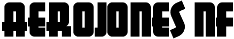 Aerojones NF - 13 Kb - by Nick's Fonts