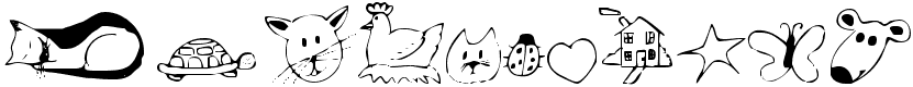 Andi's Critters - 12 Kb - by Screaming Fonts Andi's Critters - 12 Kb - by Screaming Fonts