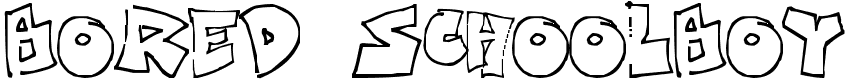 Bored Schoolboy - 6 Kb - by SDFonts