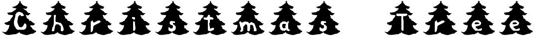 Christmas Tree - 22 Kb - by Wa2ise's Fonts