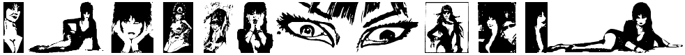 Elvira Dingbats - 89 Kb - by The Empire of the Claw