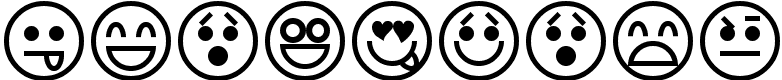 Emoticons - 21 Kb - by George Edward Purdy